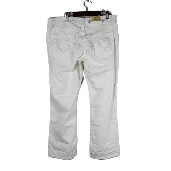 NWT Big Star Rikki Low Rise White Bootcut Ankle Denim Jeans Size 32 Casual Wear - Picture 2 of 10